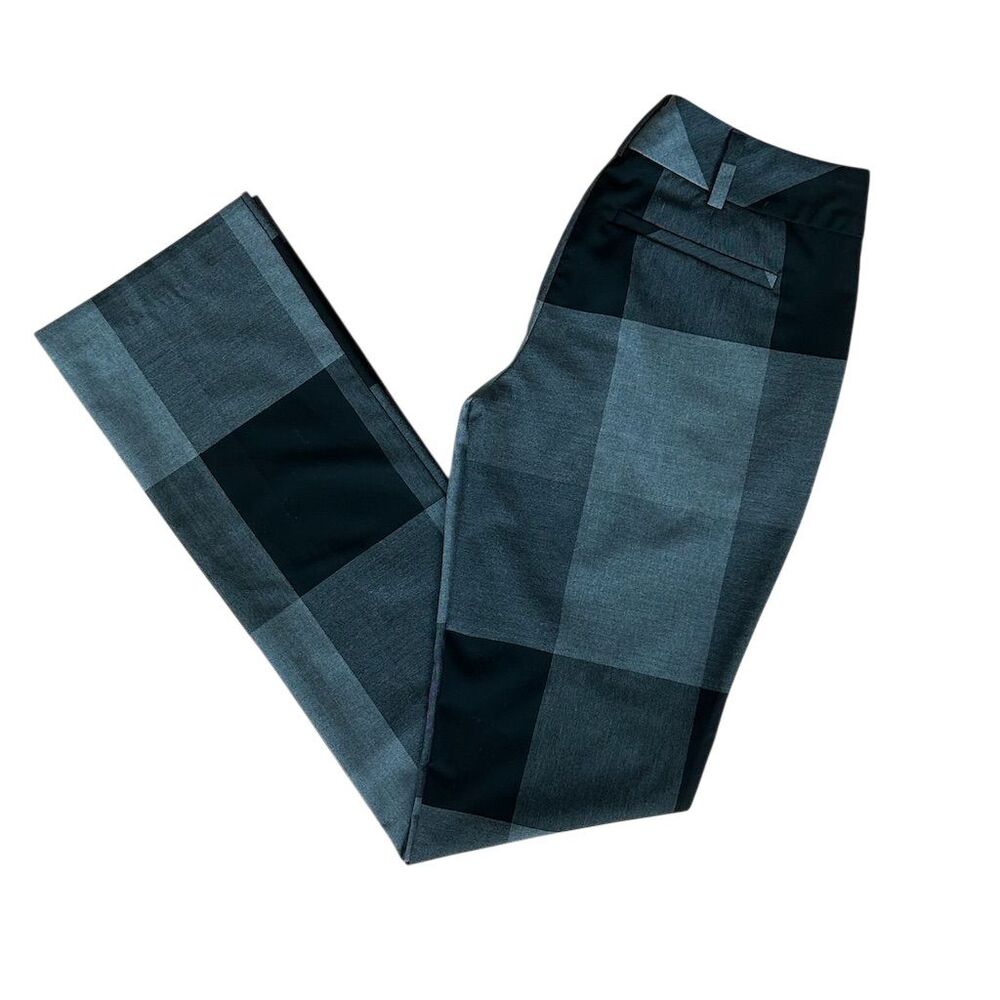 7th Avenue Women's ~Tall~ Checkered Dress Pants Gray Size 0